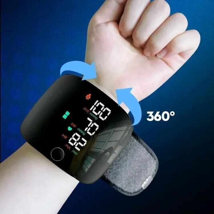 Tensiómetro Digital de Muñeca con Pantalla LCD y Memoria